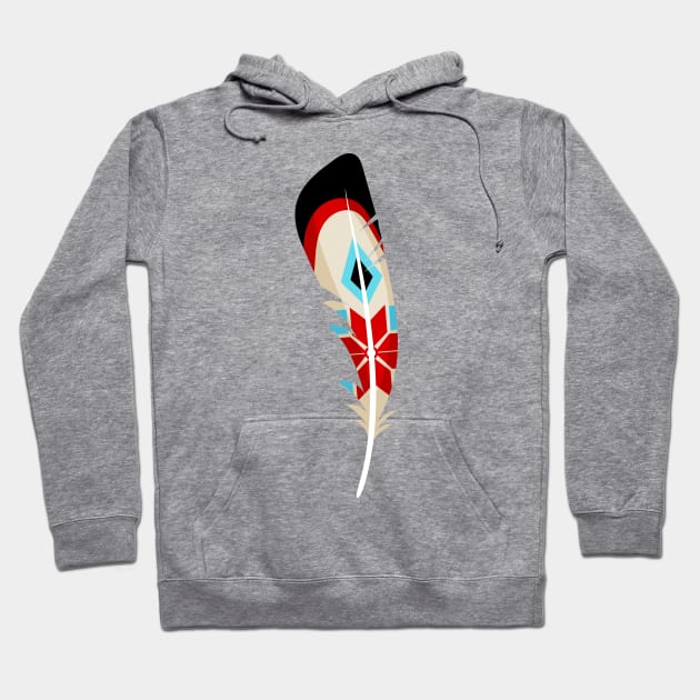 Ethnic Feather Hoodie by MINIMAL`
